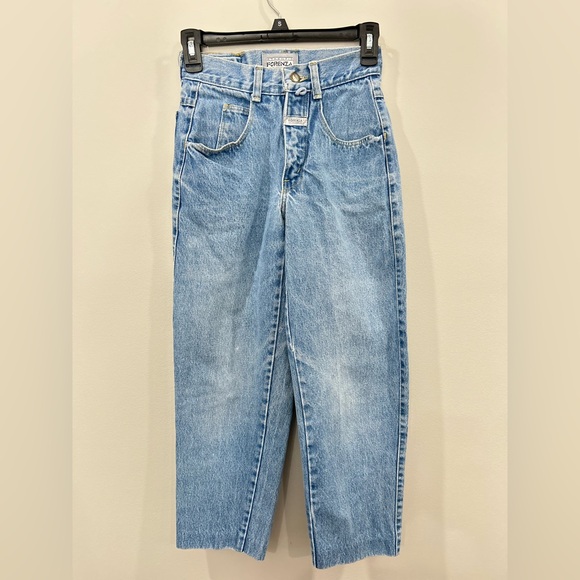 Vintage Forenza Blue Boyfriend Jeans High-Waisted Relaxed Fit vintage 1990s - Picture 1 of 9